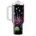 Synthpop Dots  Travel Tumblers