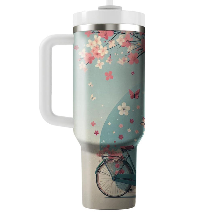 Vintage Bicycle Adventure  Tumbler Cups