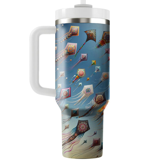 Whimsical Winds - Kite Festival Fantasy  Tumblers For Gifts