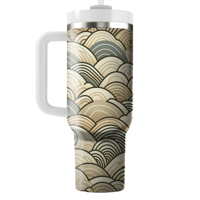 Zen Garden Waves  Tumblers With Lids