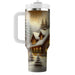 Winter Snowy Cabin Escape  Custom Tumblers