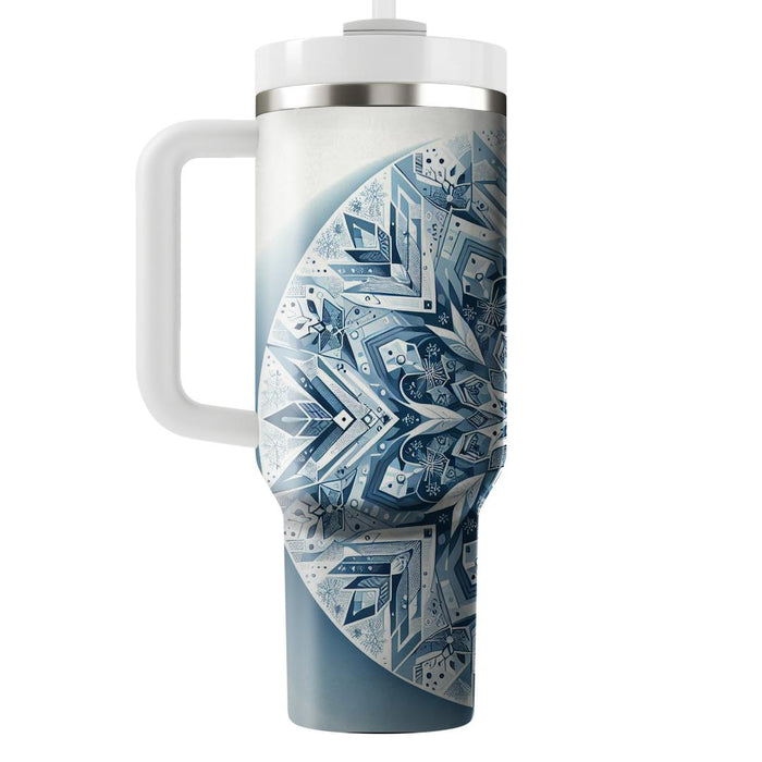 Winter Crystal Symphony  Insulated Tumblers