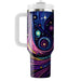 Retro Neon Galaxy  Personalized Tumblers