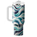 Abstract Geometric Wave Pattern  Decorative Tumblers