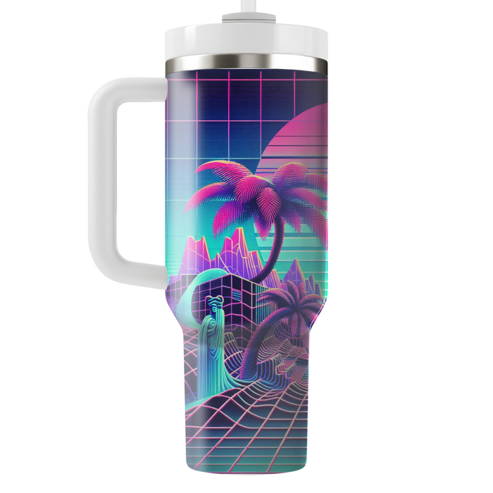 Vaporwave Odyssey  Tumbler Cups