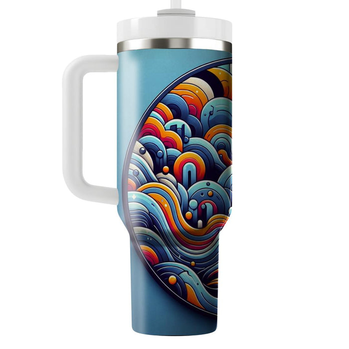  Vinyl Waves  Tumbler Cups