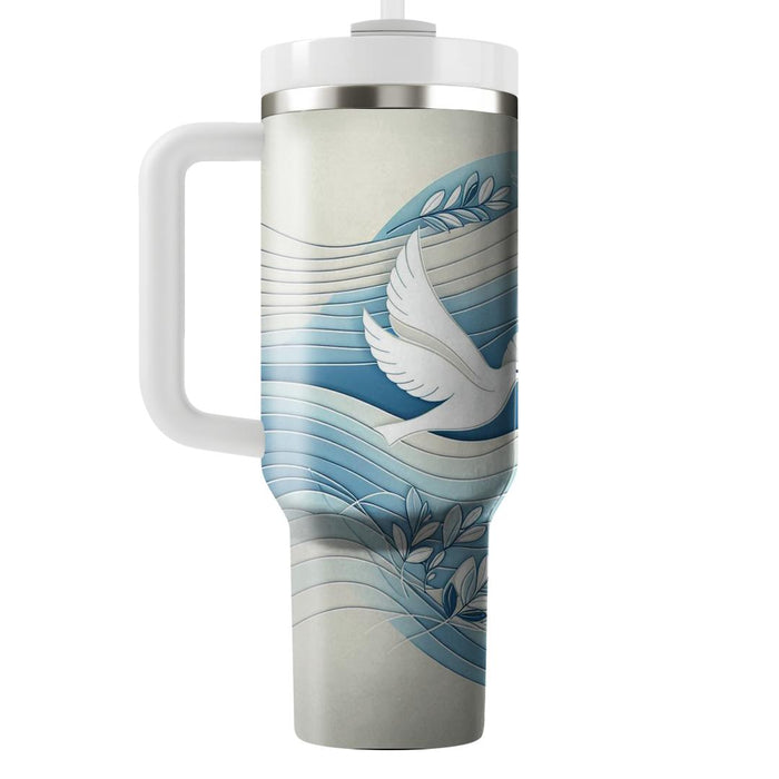 Waves Of Peace - International Day Of Peace  Unique Tumblers