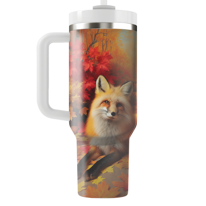 Whimsical Fox Tales  Personalized Tumblers