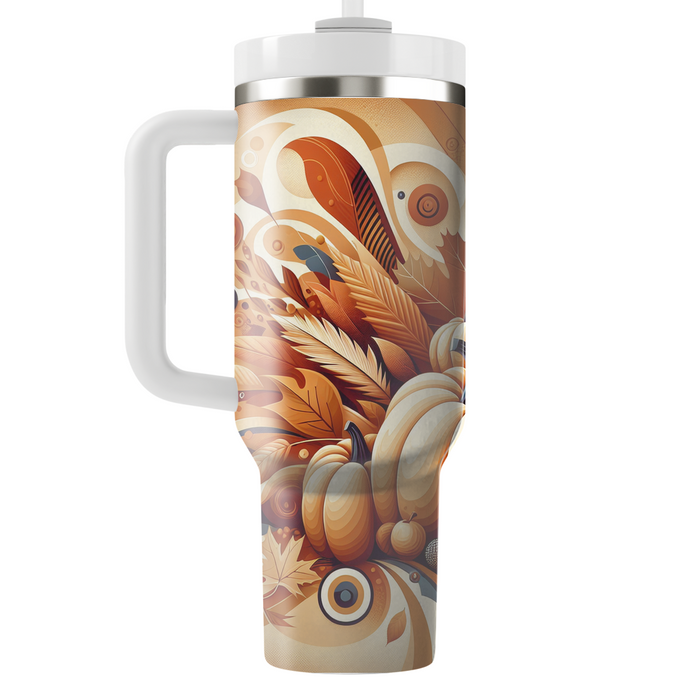 Whimsical Harvest - A Modern Thanksgiving  Tumbler Cups