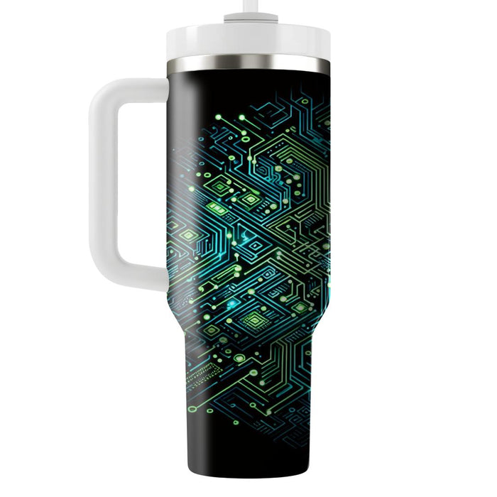 Futuristic Circuit Board  Insulated Tumblers