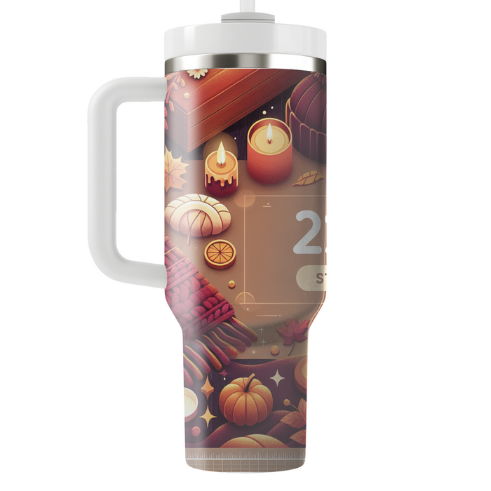 Autumn Cozy Evenings  Tumbler Cups