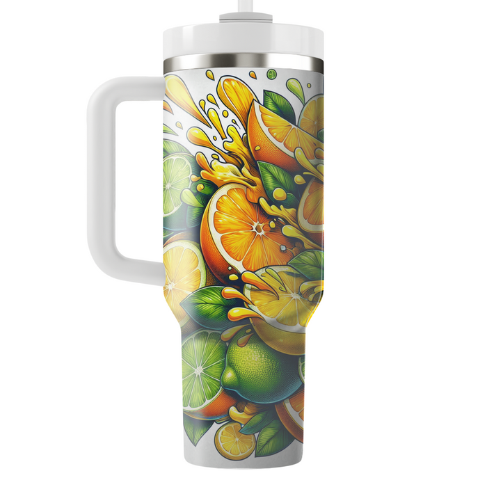 Sunny Citrus Burst  Custom Tumblers