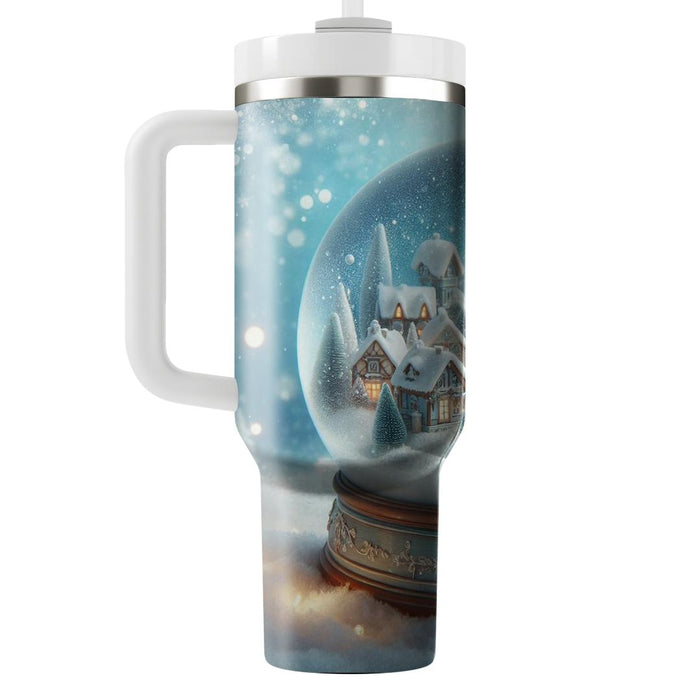 Winter Snowglobe Fantasy  Insulated Tumblers