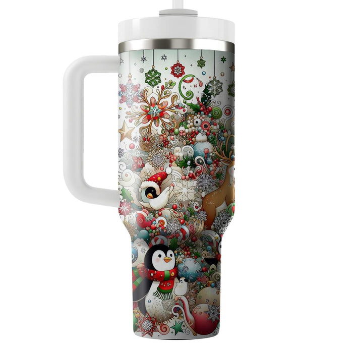 Winter Festive Wonders  Custom Tumblers