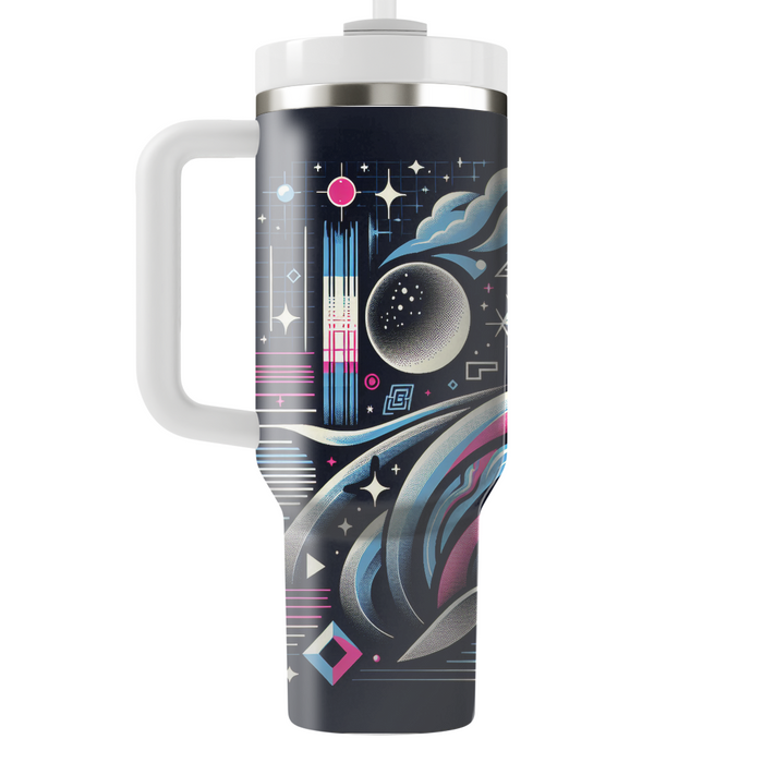 Galactic Wave  Tumblers With Lids