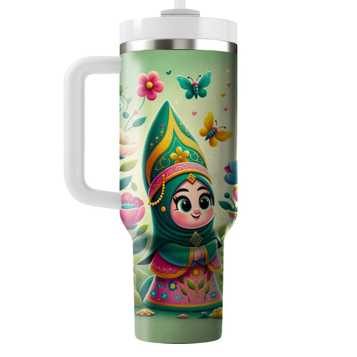 Whimsical Garden Gnomes  Tumbler Cups