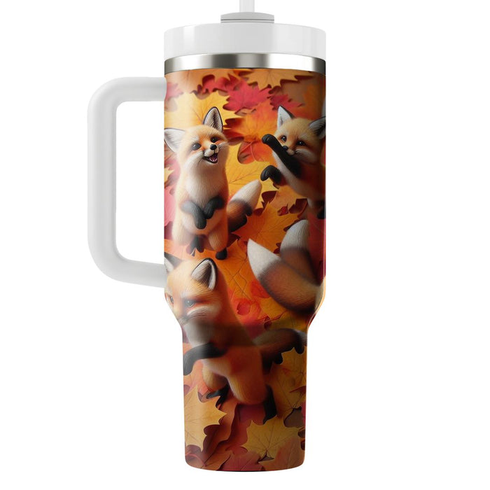 Whimsical Fox Party  Custom Tumblers