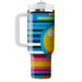 Funky Retro Stripes  Tumbler Cups