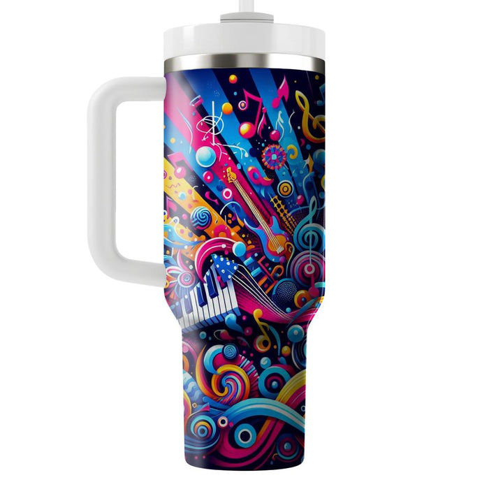 Vibrant Echoes - Festival Of Music  Decorative Tumblers