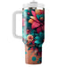 Radical Floral Splash  Insulated Tumblers