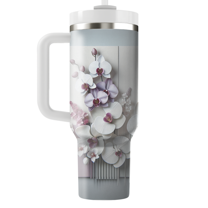 Elegant Orchid  Custom Tumblers