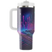 Futuristic Synthwave Grid  Tumbler Cups