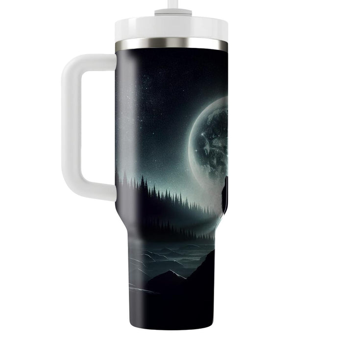 Wild Wolf Whisper  Personalized Tumblers