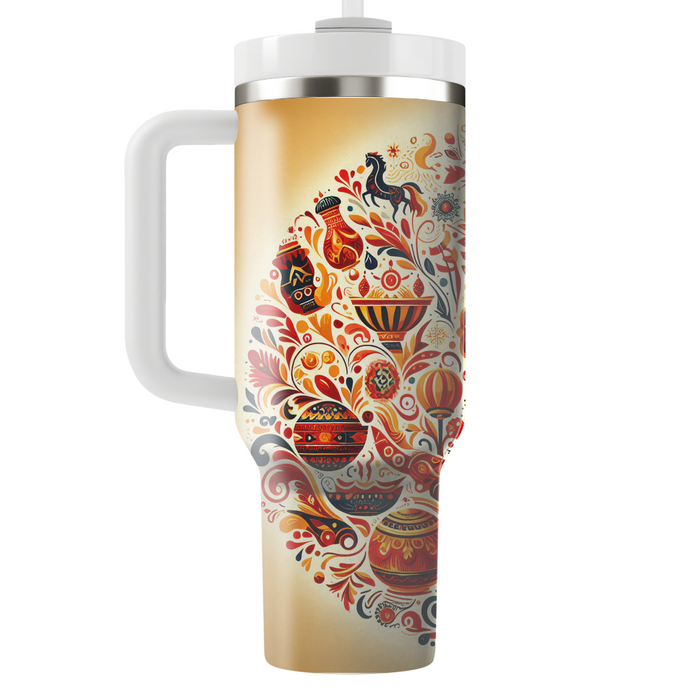 Timeless Traditions - A Cultural Heritage  Tumbler Cups