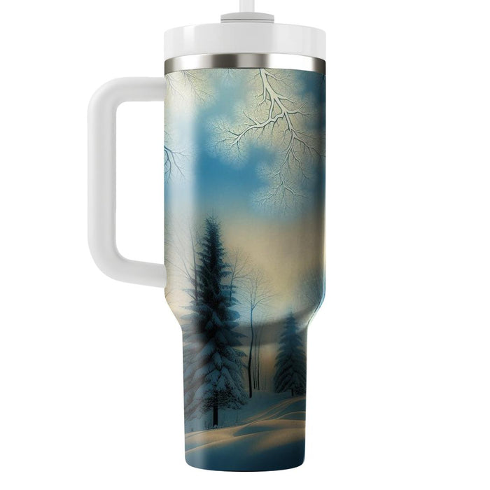 Winter's Morning Calm  Travel Tumblers