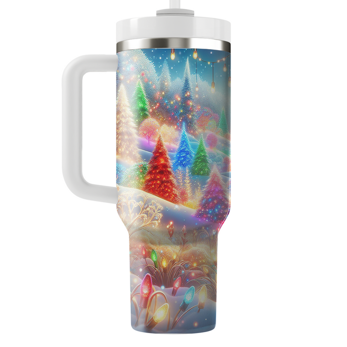 Winter Festival Lights  Travel Tumblers