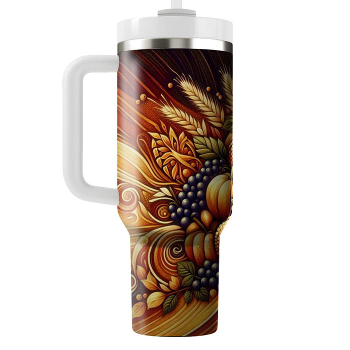 Zenith Of Gratitude - A Thanksgiving And Harvest Festival  Unique Tumblers