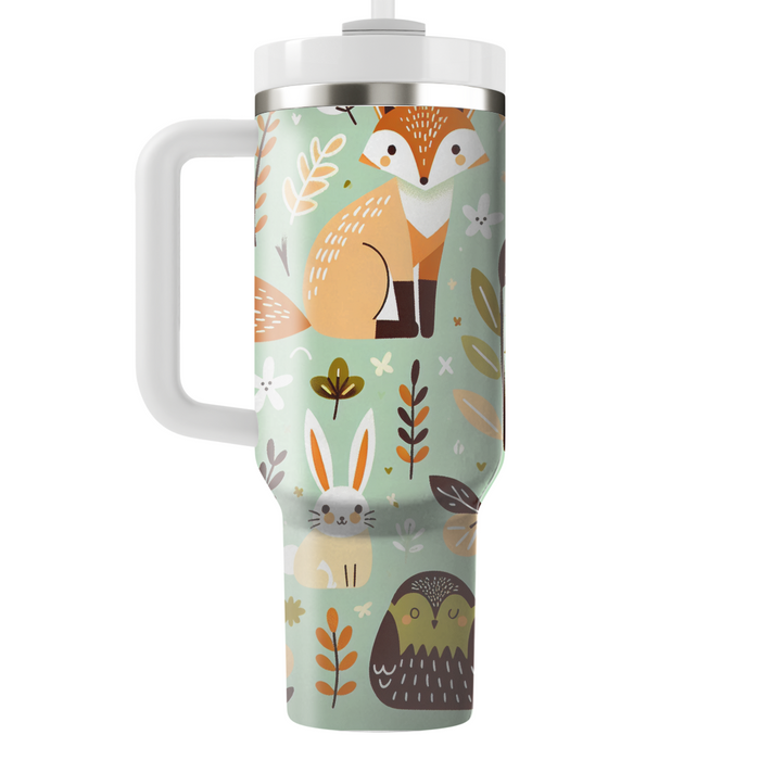 Whimsical Woodland Creatures  Tumblers For Gifts