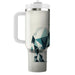 Geometric Elephant Silhouette  Tumbler Cups