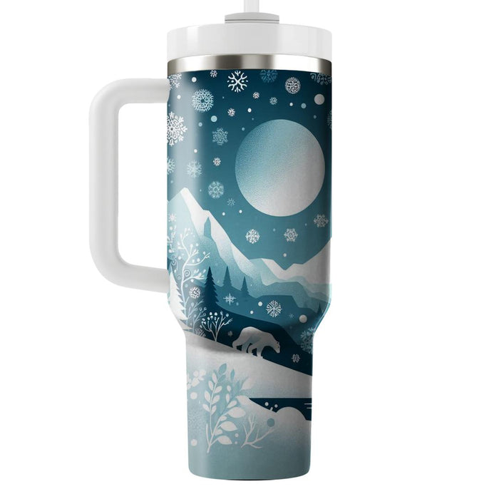 Winter Polar Serenity  Custom Tumblers