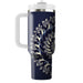 Fractal Floral Mirage  Personalized Tumblers