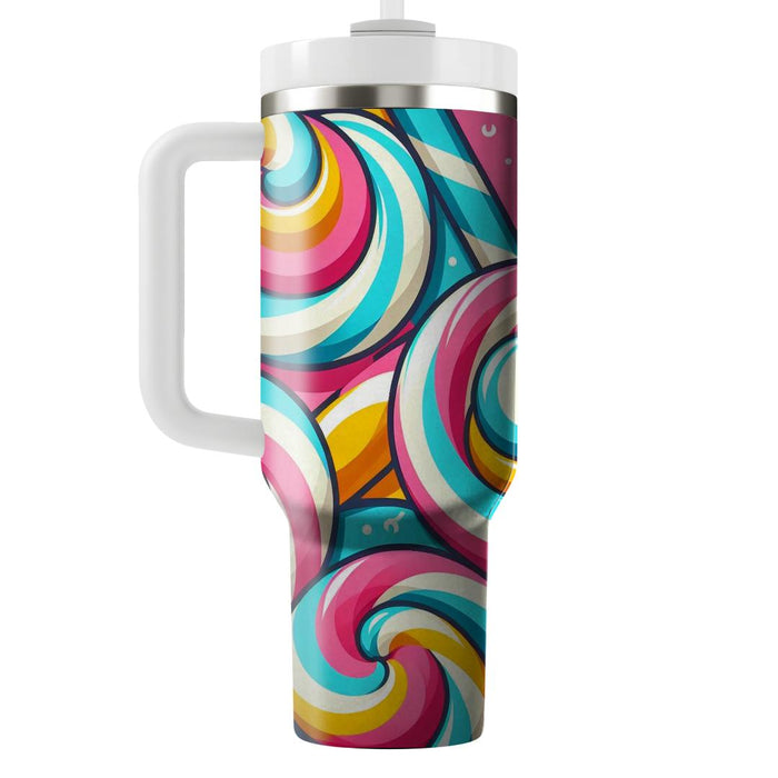 Candy Stripe Whirl  Tumblers For Gifts