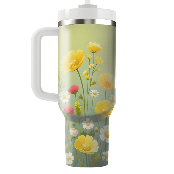 Sunny Meadow Bliss  Travel Tumblers