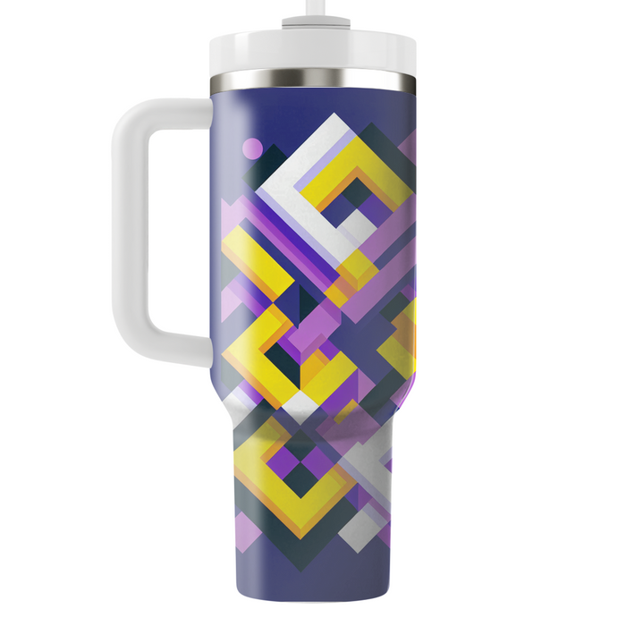 Geometric Rhombus Dance  Custom Tumblers