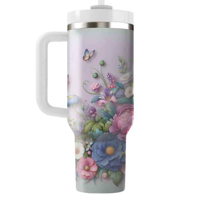 Floral Dreamscape  Custom Tumblers