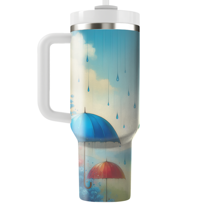 Spring Rainy Day Bliss  Custom Tumblers