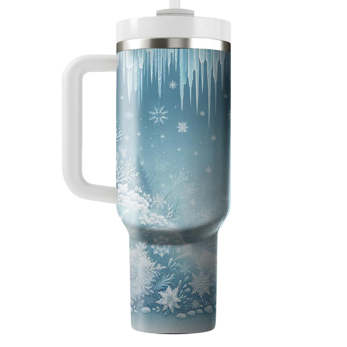 Winter Icicle Dreams  Custom Tumblers