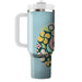 Whimsical Spiral Blossom  Custom Tumblers