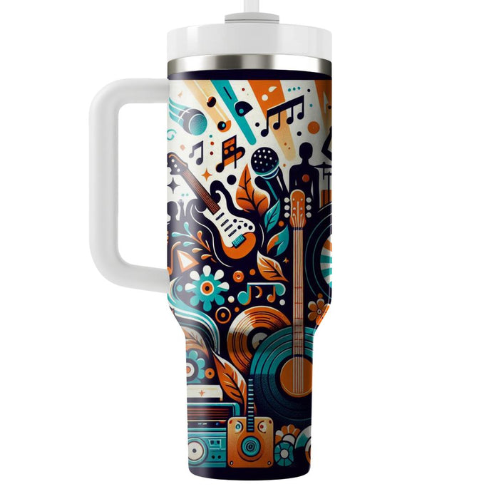 70s Retro Music Festival  Travel Tumblers