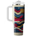 Abstract Art Lines  Personalized Tumblers