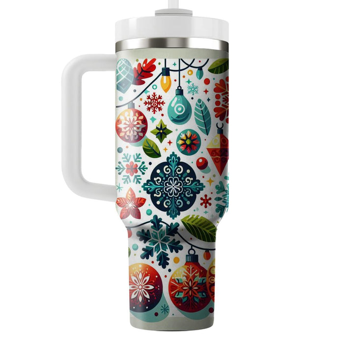 Winter Holiday Joy  Decorative Tumblers