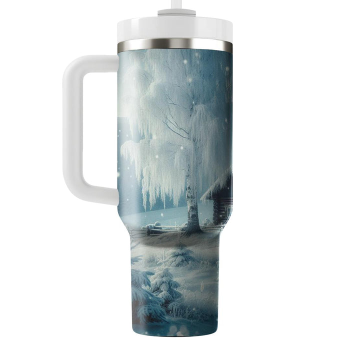 Winter Snowscape Serenity  Insulated Tumblers