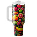 Bright Summer Fruits  Tumblers With Lids