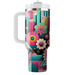 Retro Funky Flora  Tumblers For Gifts