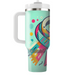 Bold Retro Print Scarf Custom Tumblers