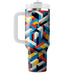 Geometric Prism Dance  Insulated Tumblers